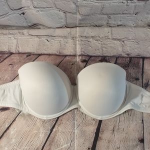 VS Pink White Push Up 34DD Multi-Way Bra